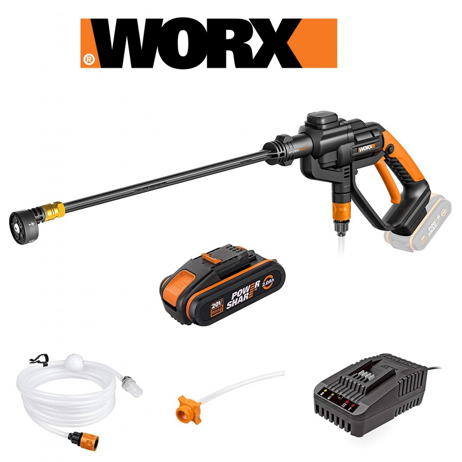 Worx Wa1821 Adjustable Outdoor Power Scrubber (hard Bristles